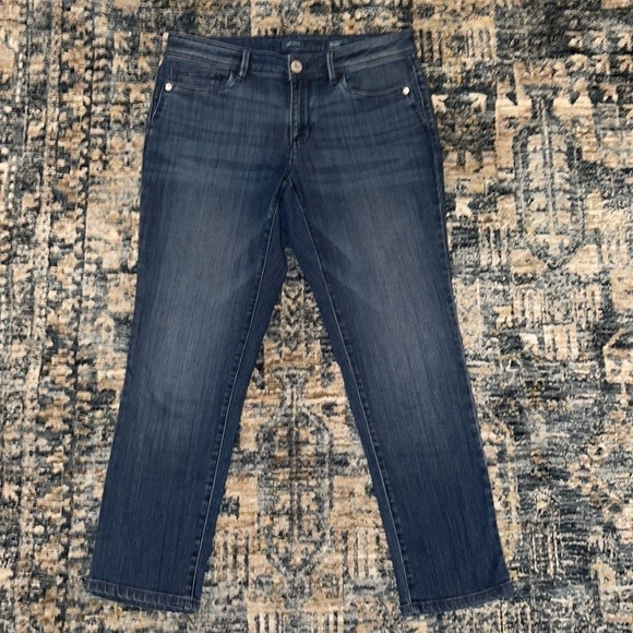 J. Jill Neptune WS Cropped Jeans 6P - Picture 1 of 11